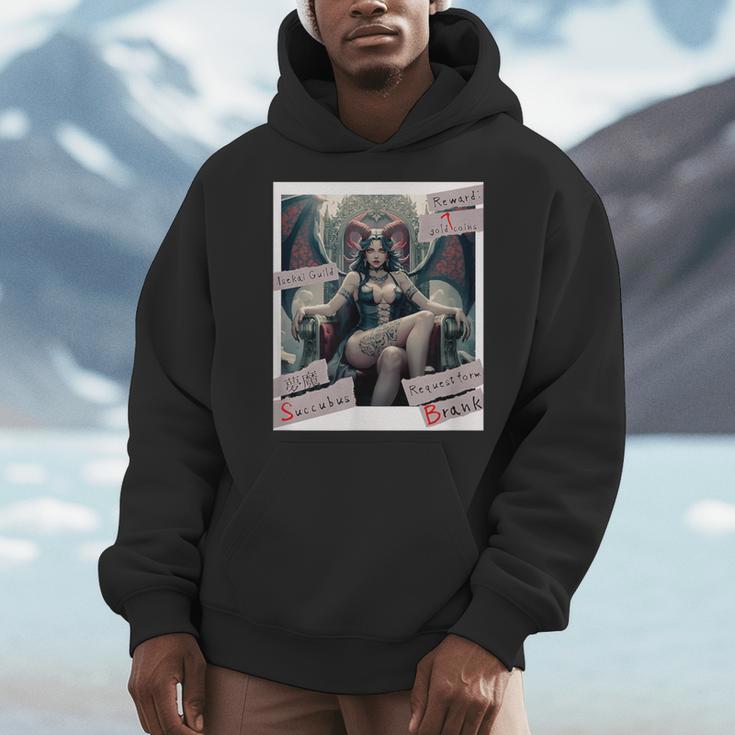 Succubus 2 Yumema Kanji Guild Request Book Another World Fictional Women's Men Hoodie Succubus 2 Yumema Kanji Guild Request Book Another World Fictional Women's Men Hoodie