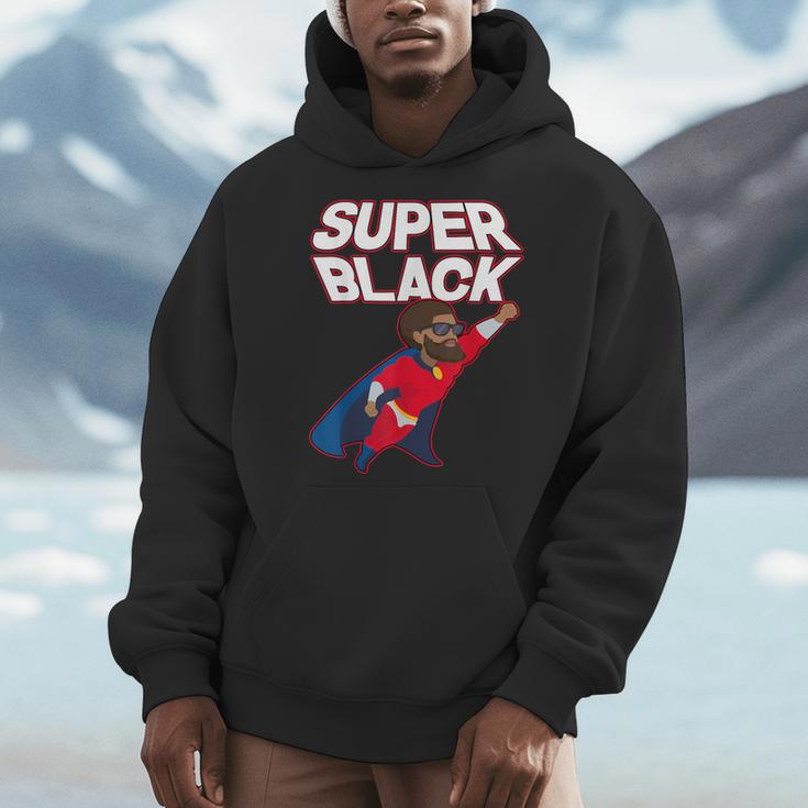 Superhero Pride Comic Book Lover African American Dad Men Hoodie Superhero Pride Comic Book Lover African American Dad Men Hoodie