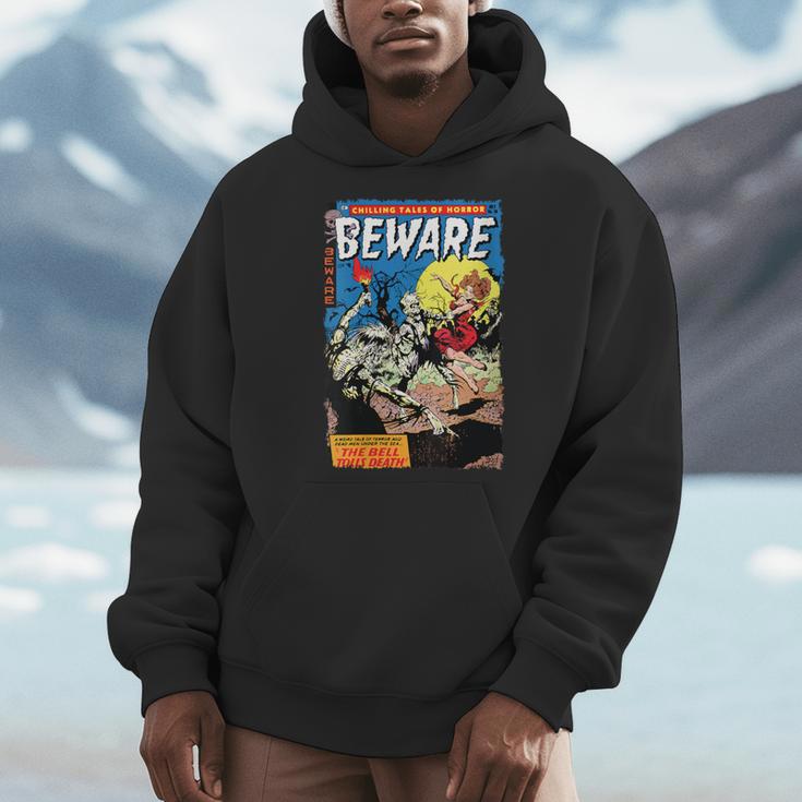 Vintage Horror Comic Book Cover Beware 10 Men Hoodie Vintage Horror Comic Book Cover Beware 10 Men Hoodie