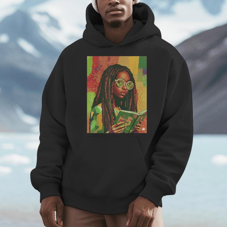 Women Reading Book Educated Black History Month Women Men Hoodie Women Reading Book Educated Black History Month Women Men Hoodie