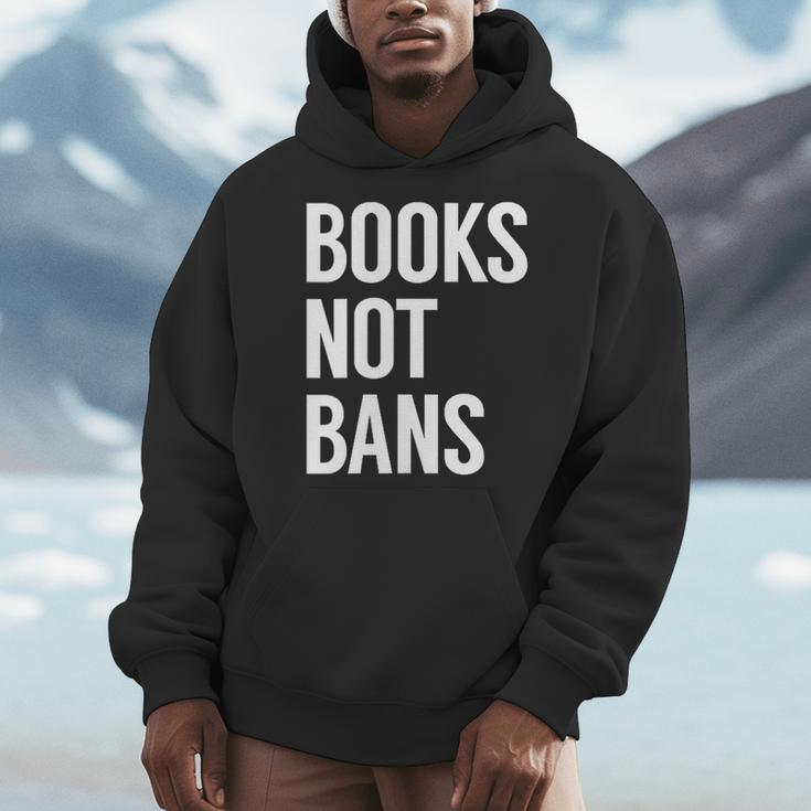 Women's Books Not Bans Men Hoodie
