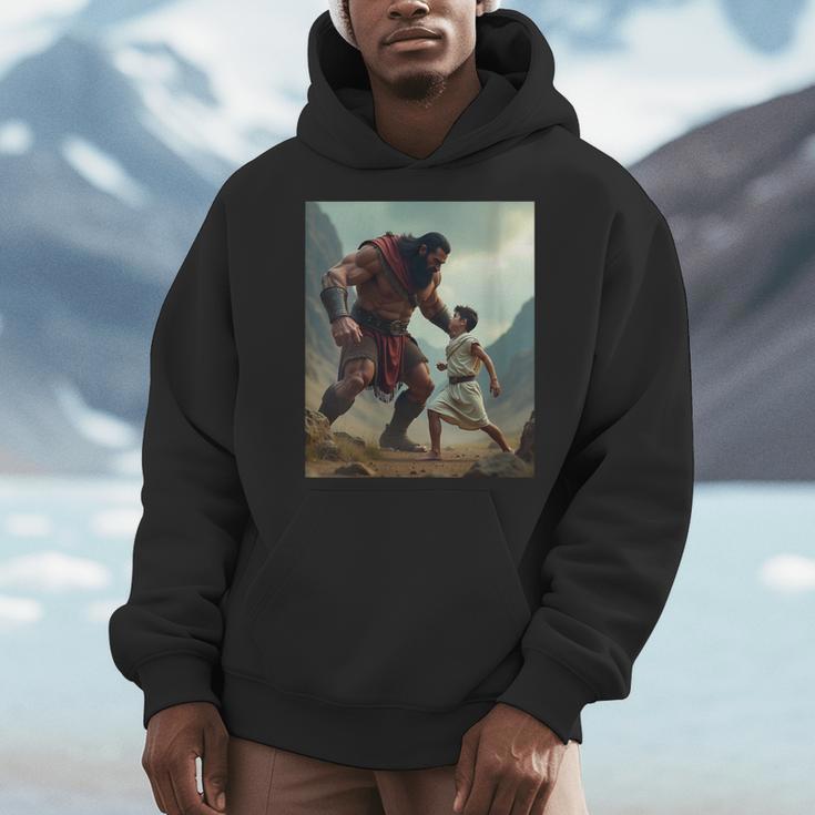 Women's David And Goliath Bible Book Of Samuel King David Men Hoodie Women's David And Goliath Bible Book Of Samuel King David Men Hoodie