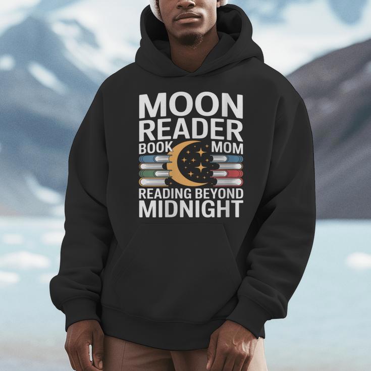 Women's Moon Reader Book Mom Reading Beyond Midnight Men Hoodie Women's Moon Reader Book Mom Reading Beyond Midnight Men Hoodie