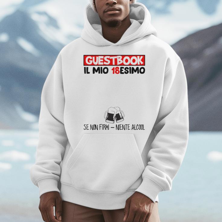 18 Birthday Guest Book 18 Years Men Hoodie