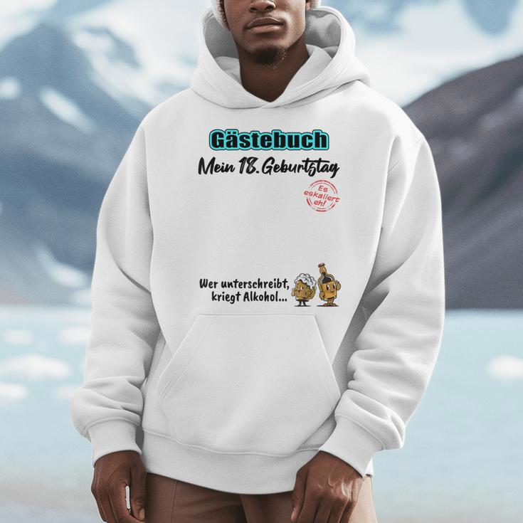 18th Birthday Guest Book 18 Years Girl Boy Men Hoodie