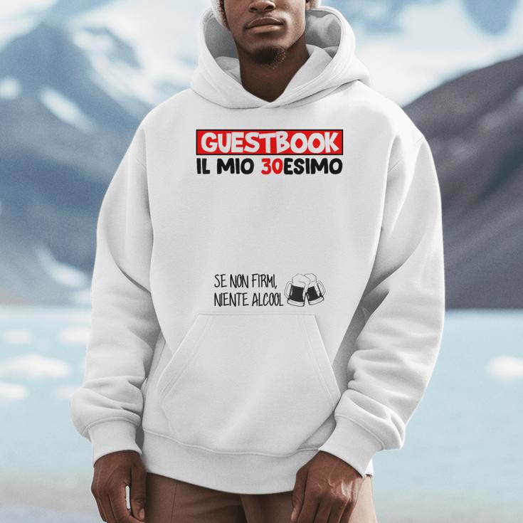 30 Birthday Guest Book 30 Years Men Hoodie 30 Birthday Guest Book 30 Years Men Hoodie