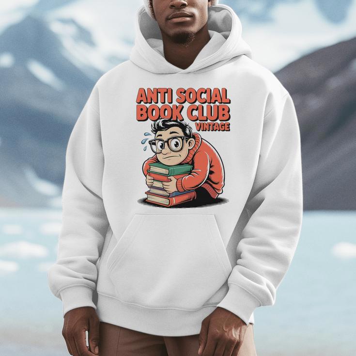 Anti Social Book Club Vintage Retro Reader Art Premium Tri-Blend Men Hoodie Anti Social Book Club Vintage Retro Reader Art Premium Tri-Blend Men Hoodie