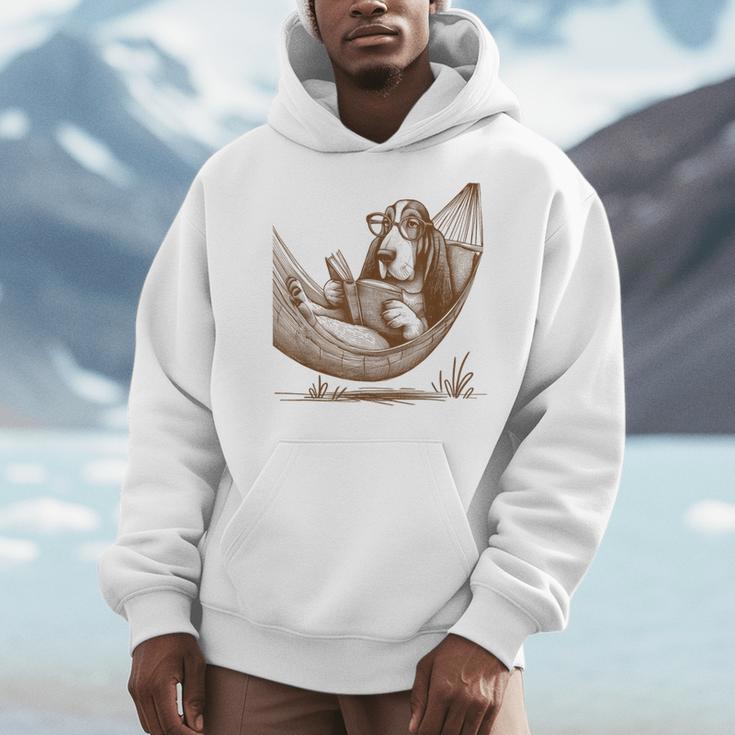 Basset Hound Dog Mom Basset Hound Dog Reading Book Men Hoodie Basset Hound Dog Mom Basset Hound Dog Reading Book Men Hoodie