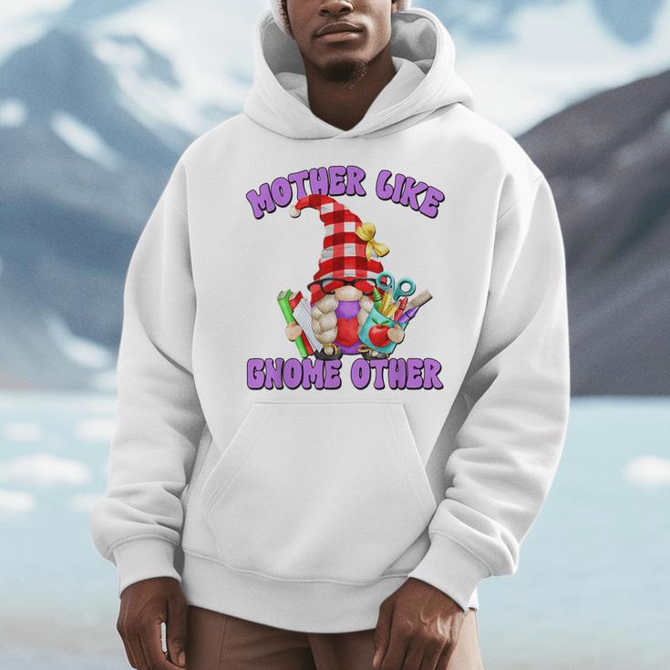 Best Teacher Grandma Gnome With Books For Teacher Mom Saying Men Hoodie