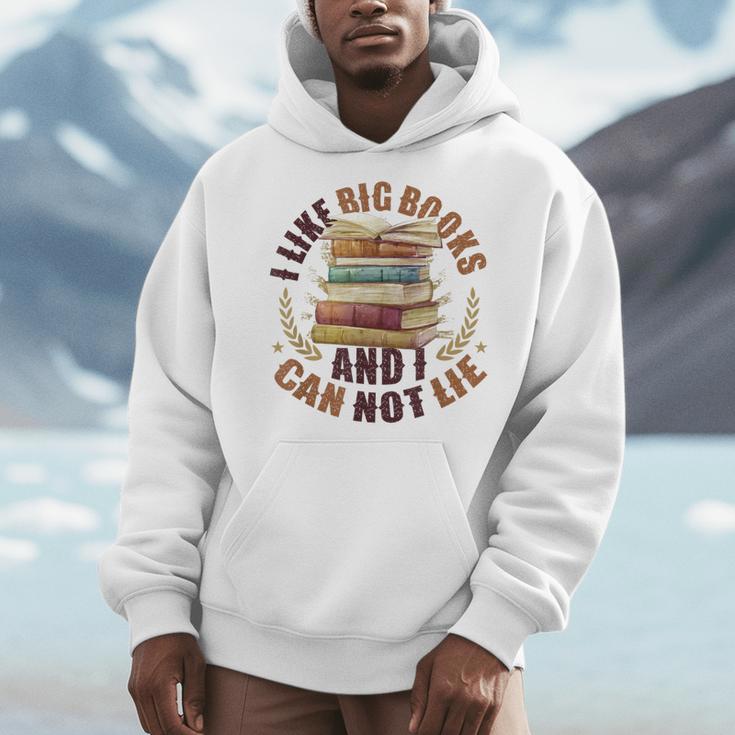 I Like Big Books And I Can Not Lie Book Lovers Reading Men Hoodie