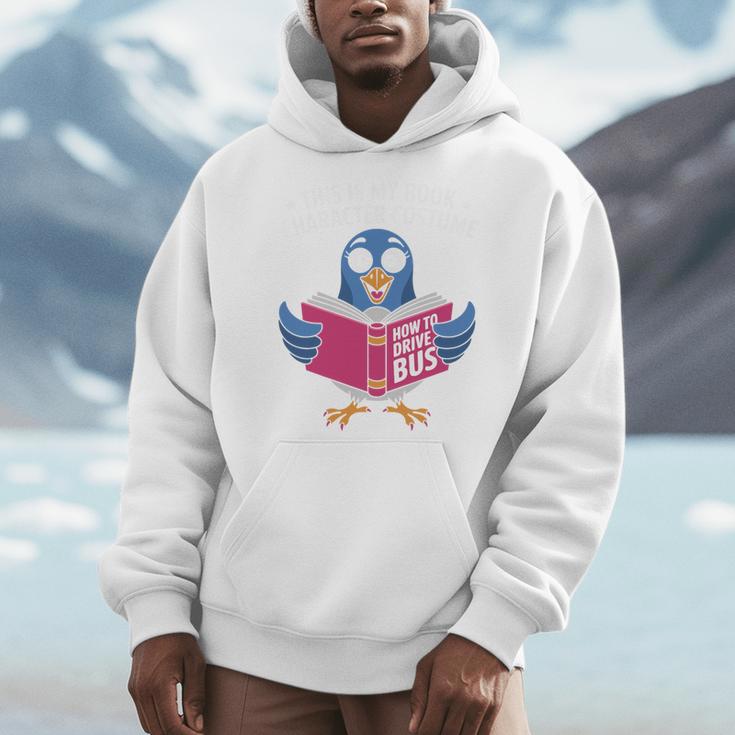 This Is My Book Character Costume Cute Pigeon Kids Reading Men Hoodie This Is My Book Character Costume Cute Pigeon Kids Reading Men Hoodie