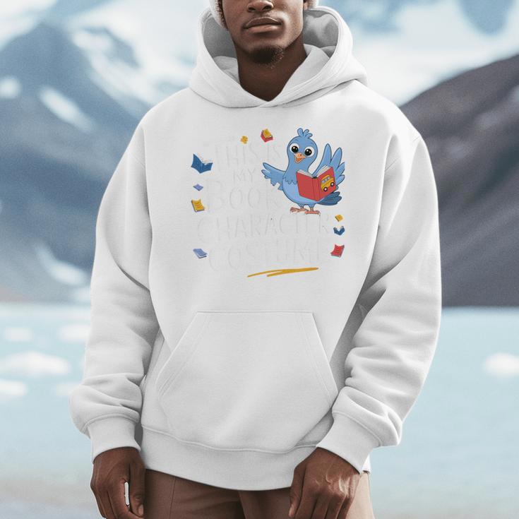 This Is My Book Character Costume Fun Pigeon Reading Lovers Men Hoodie This Is My Book Character Costume Fun Pigeon Reading Lovers Men Hoodie
