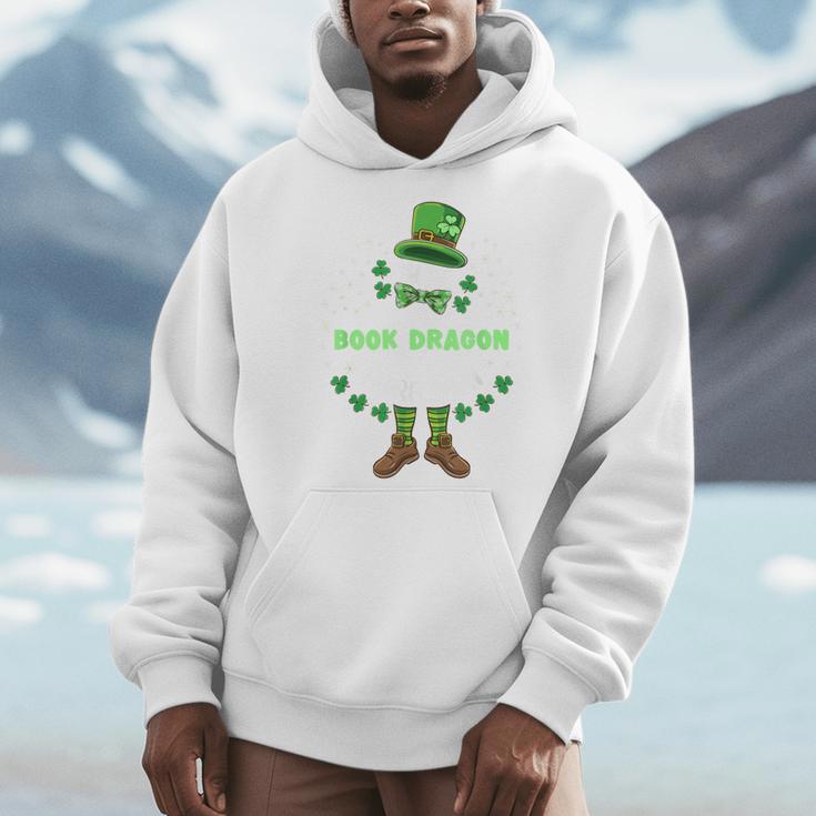 Im The Book Dragon Leprechaun St Patricks Day Men Hoodie