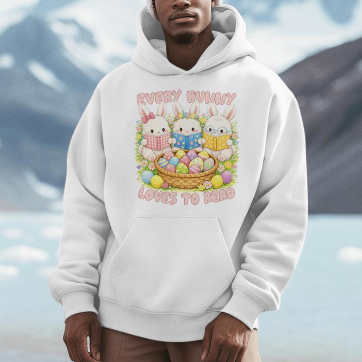 Book Reading Lover Easter Bookish Every Bunny Loves To Read Men Hoodie Book Reading Lover Easter Bookish Every Bunny Loves To Read Men Hoodie