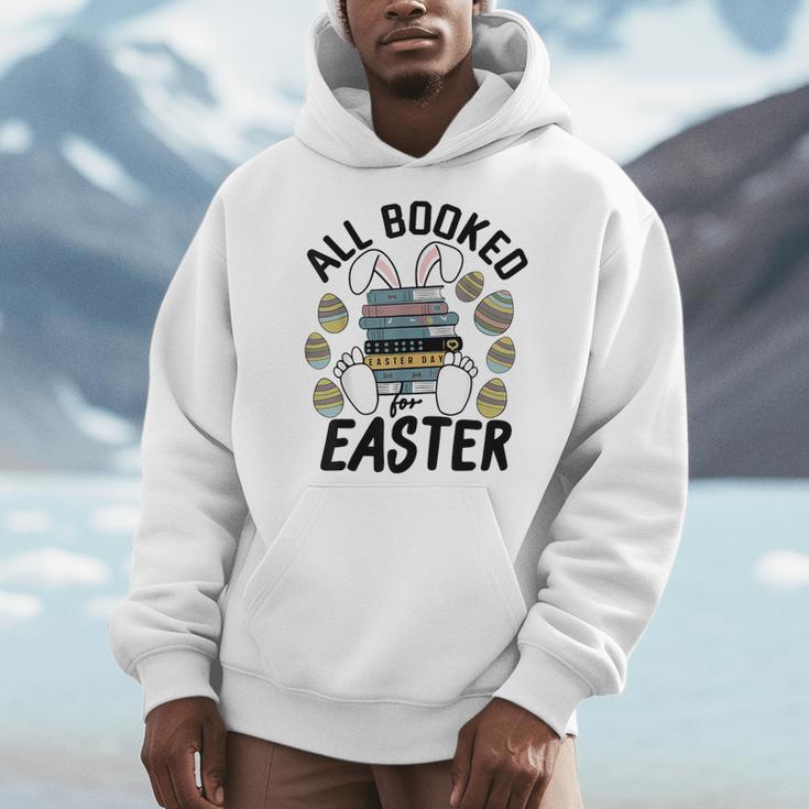 All Booked For Easter Bunny And Books Lovers Teacher For Men Women Men Hoodie