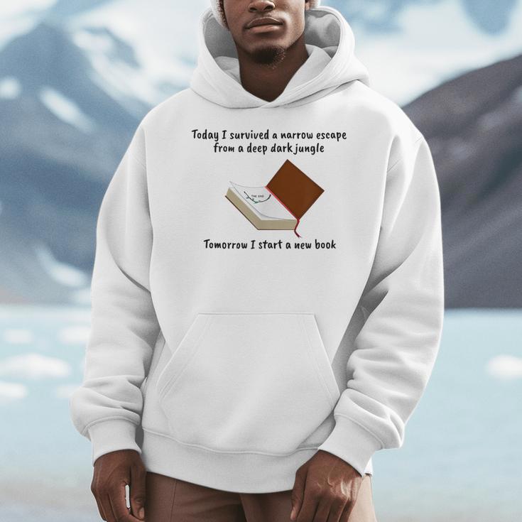 Books And Reading Exciting Jungle Escape Men Hoodie