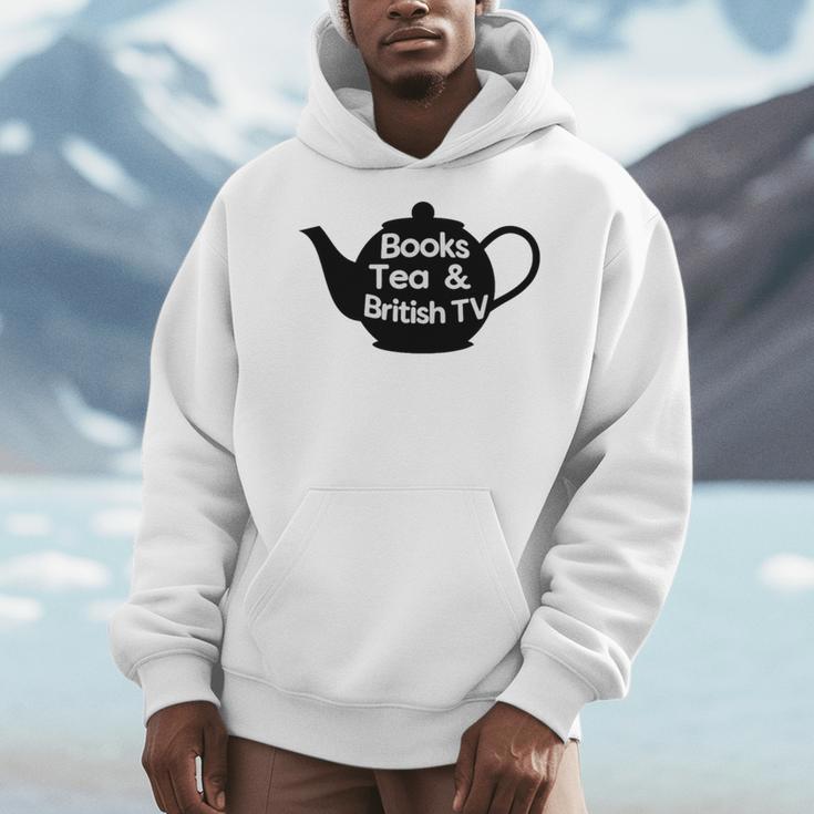 Books Tea And British TV Premium Tri-Blend T-Shirt Men Hoodie