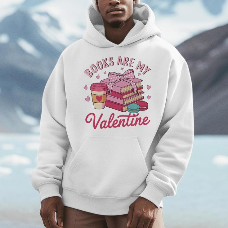 Books Are My Valentine Coquette Bow Bookworm Pink Books Men Hoodie Books Are My Valentine Coquette Bow Bookworm Pink Books Men Hoodie