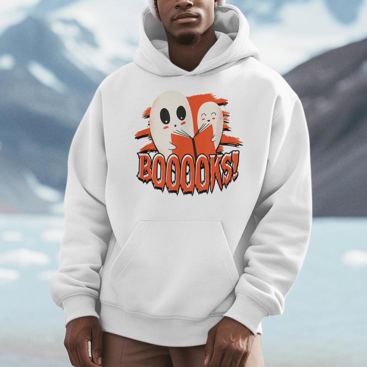 BOOOOKS Halloween Author Reading Of History Books Men Hoodie BOOOOKS Halloween Author Reading Of History Books Men Hoodie