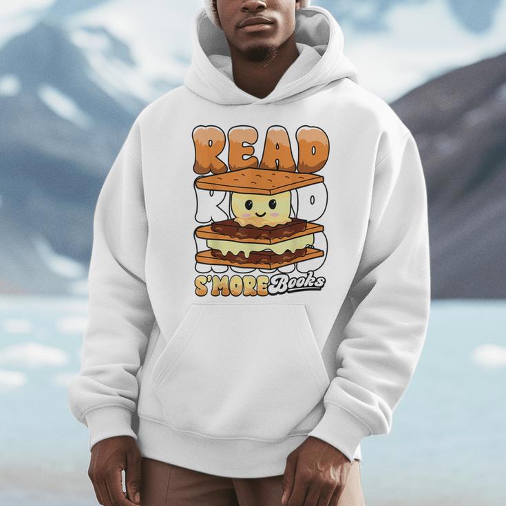 Camping Reading Fun Book Lover Camper Librarian Men Hoodie
