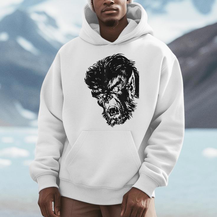 Classic Monster Horror Comic Book Horror Movie Werewolf Men Hoodie Classic Monster Horror Comic Book Horror Movie Werewolf Men Hoodie
