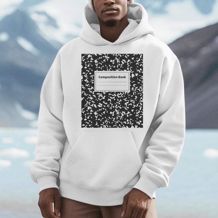 Composition Book Notebook School Class Premium Tri-Blend T-Shirt Men Hoodie
