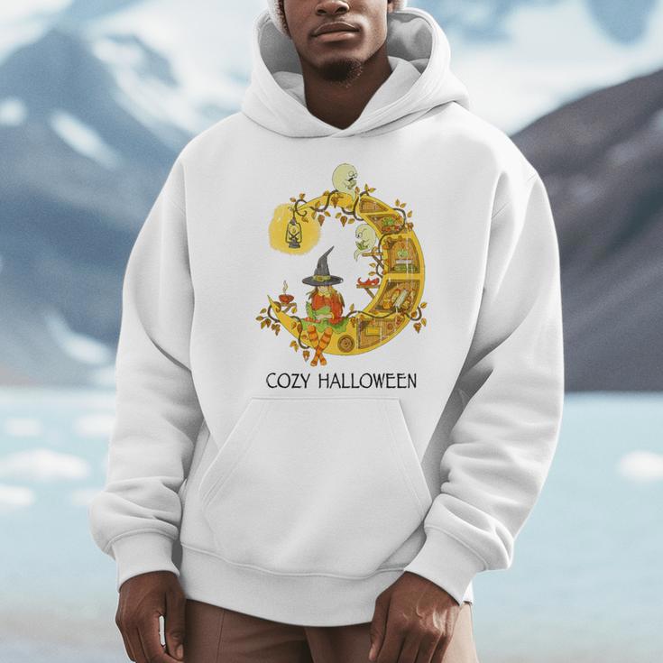 Cozy Halloween Coloring Book Adult Coloring Men Hoodie