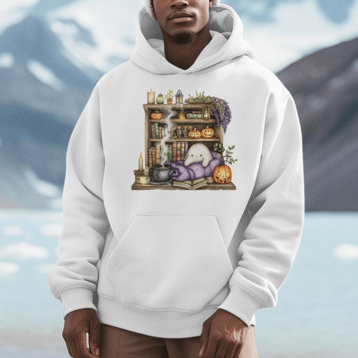Cute Halloween Bookshelf Premium Tri-Blend Men Hoodie Cute Halloween Bookshelf Premium Tri-Blend Men Hoodie