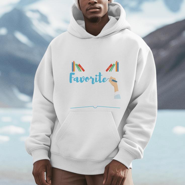 My Daughter Is My Favorite Author Book Writer Novelist Poet Men Hoodie My Daughter Is My Favorite Author Book Writer Novelist Poet Men Hoodie