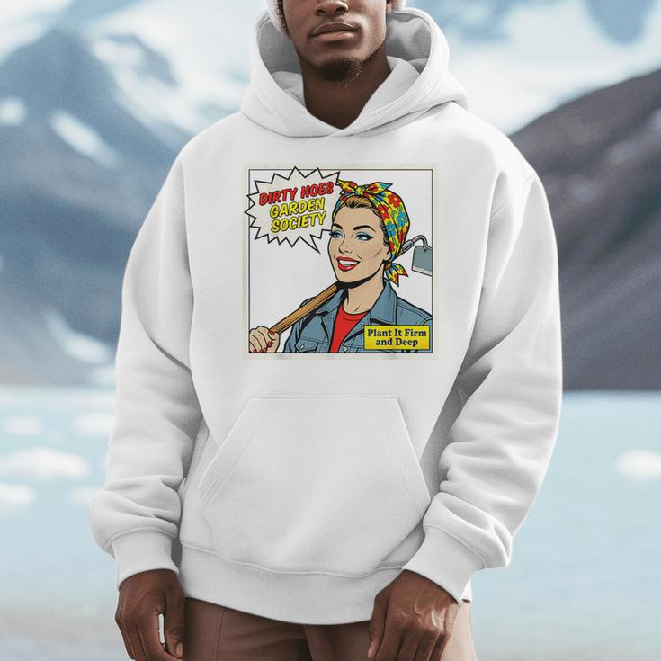 Dirty Hoes Garden Society Comic Book Style Women Men Hoodie