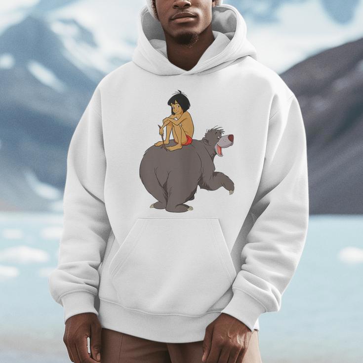 Disney The Jungle Book Mowgli And Baloo Chillin Men Hoodie