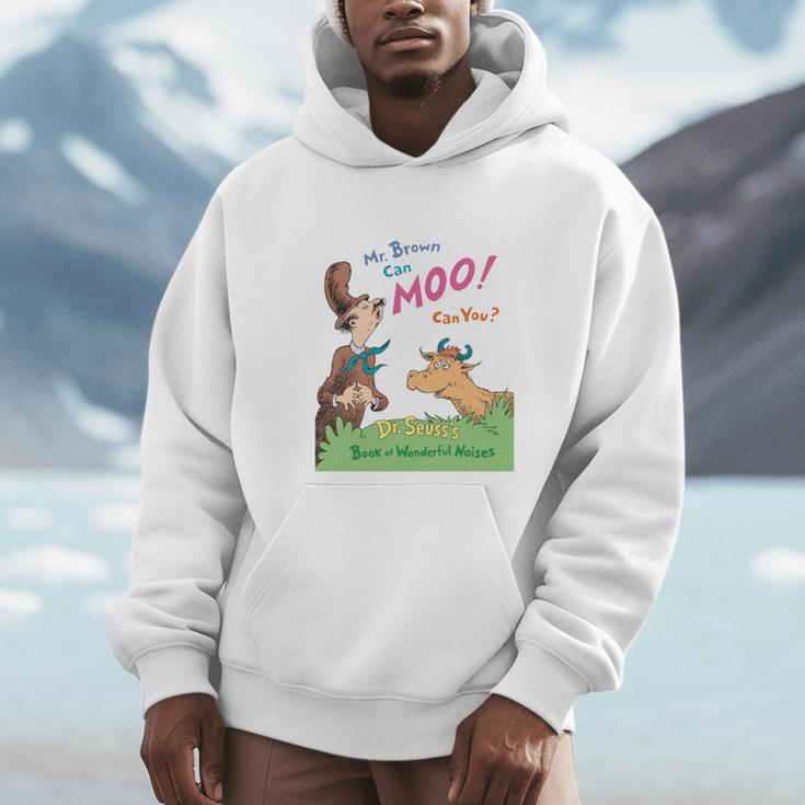 Dr Seuss Mr Brown Can Moo Book Cover Men Hoodie
