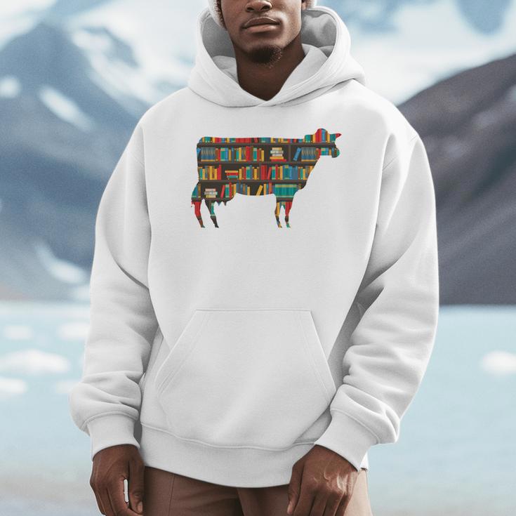Easily Distracted By Cows & Books Lover Heifer Farm Men Hoodie Easily Distracted By Cows & Books Lover Heifer Farm Men Hoodie