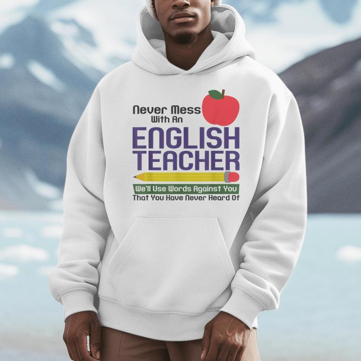 English Teacher Humor Reading Books Vocabulary Grammar Men Hoodie English Teacher Humor Reading Books Vocabulary Grammar Men Hoodie