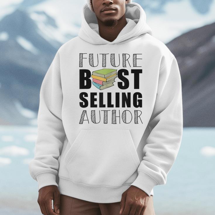Future Best Selling Author Book Worm Writer Men Hoodie