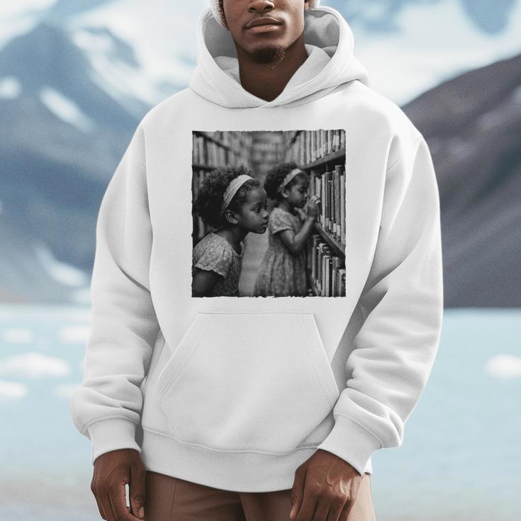 Girls Reading Books Book Lover Afro African Reader Men Hoodie Girls Reading Books Book Lover Afro African Reader Men Hoodie
