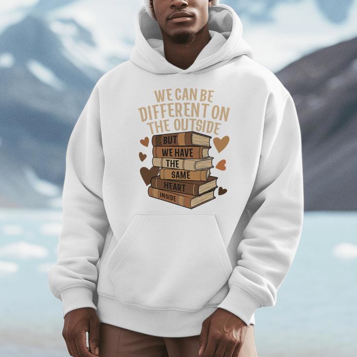 We Have The Same Heart History Month Book Lover Women Premium Tri-Blend Men Hoodie