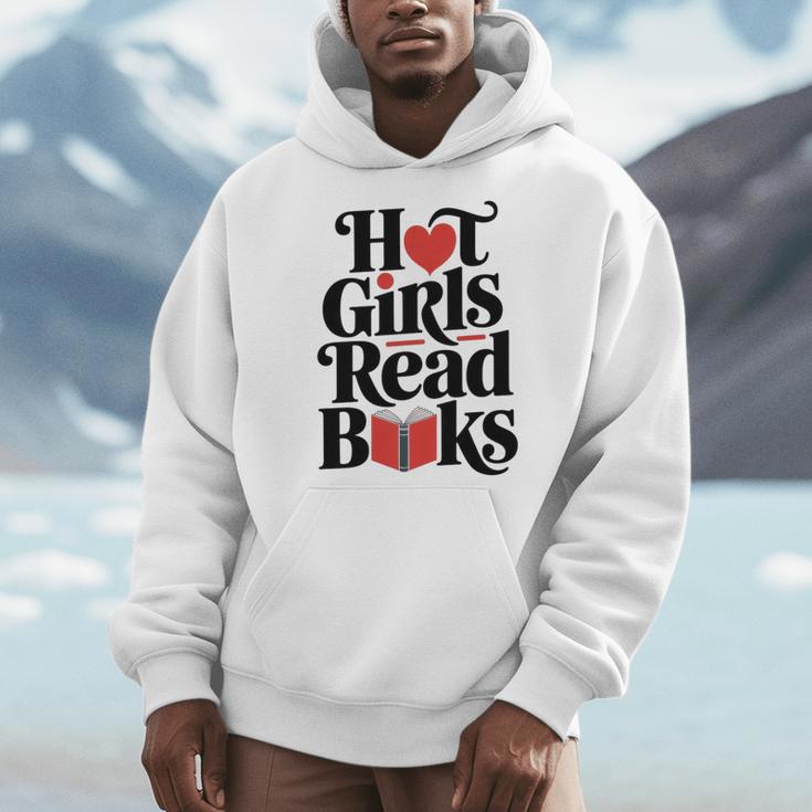 Hot Girls Read Books For Book Lovers Premium Tri-Blend Men Hoodie