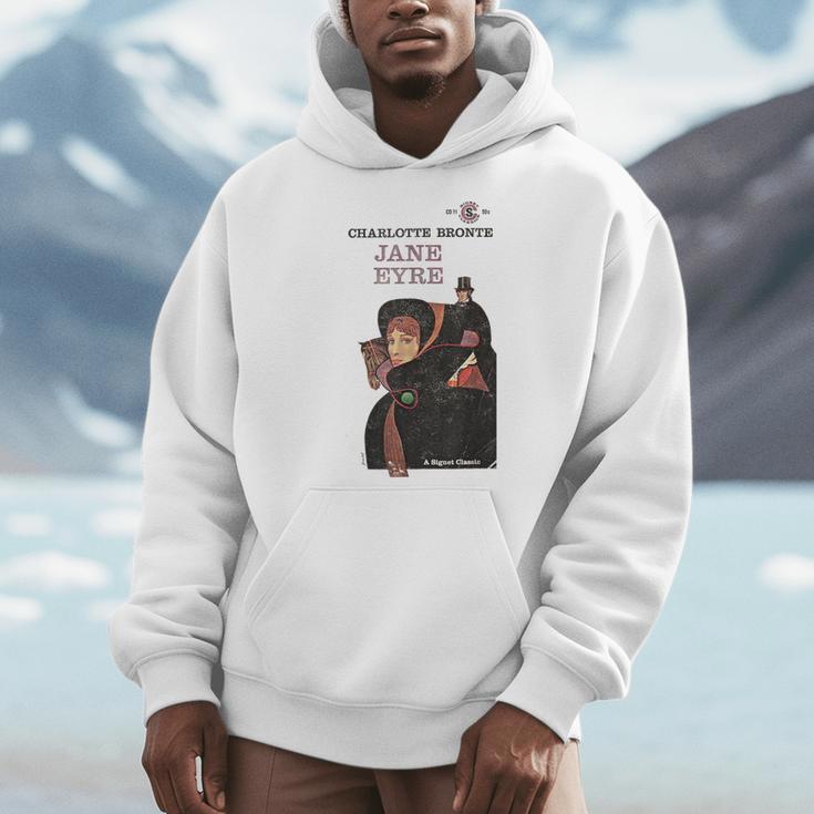 Jane Eyre Charlotte Bronte Vintage Book Cover Men Hoodie