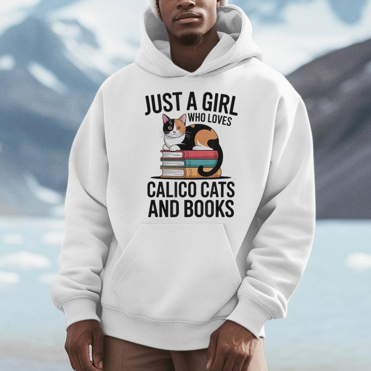 Just A Girl Who Loves Calico Cats And Books Minimal Tee Men Hoodie Just A Girl Who Loves Calico Cats And Books Minimal Tee Men Hoodie