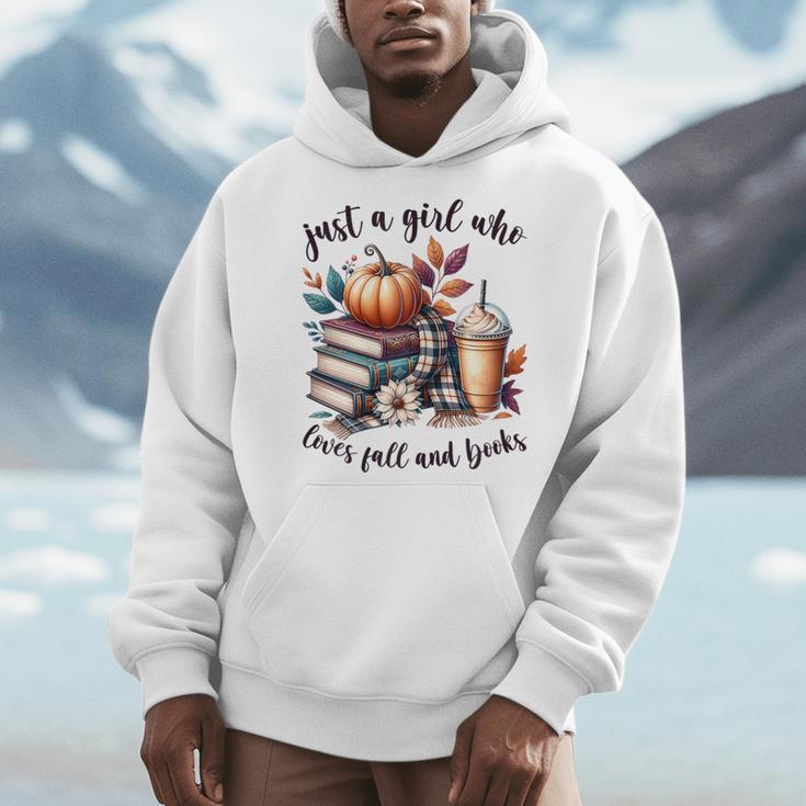 Just a Girl Who Loves Fall And Books Pumpkin Spice Autumn Men Hoodie Just a Girl Who Loves Fall And Books Pumpkin Spice Autumn Men Hoodie