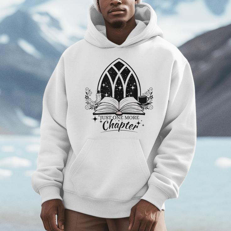 Just One More Chapter Cozy Gothic Book Lover Men Hoodie Just One More Chapter Cozy Gothic Book Lover Men Hoodie