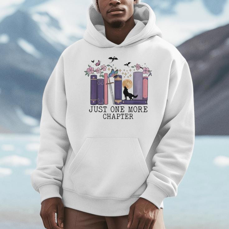 Just One More Chapter Romantasy Book Dragon Bookworm Bookish Men Hoodie Just One More Chapter Romantasy Book Dragon Bookworm Bookish Men Hoodie