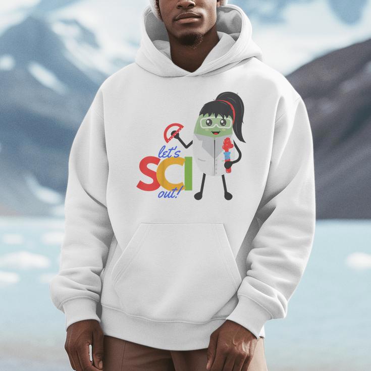 Kids Mung Bean Let's Sci Out Science Shirt Bean World Books Men Hoodie