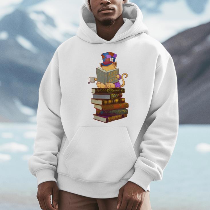 Kittens Cats Tea Party And Books Men Hoodie
