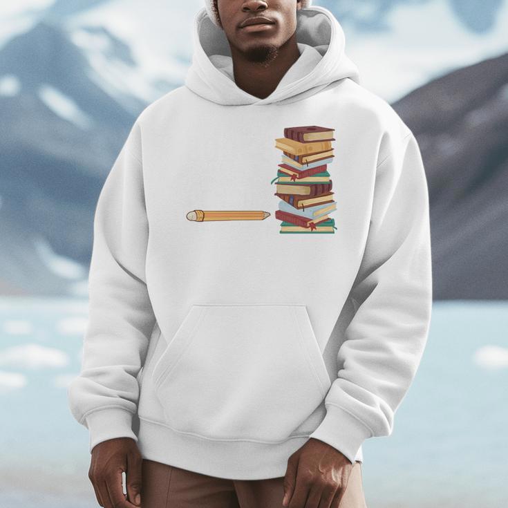 Life Without Books Is Like An Unsharpened Pencil Bookworm Men Hoodie