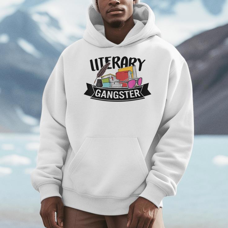 Literary Gangster Book Lover Bookish Bookworm Reader For Her Men Hoodie Literary Gangster Book Lover Bookish Bookworm Reader For Her Men Hoodie