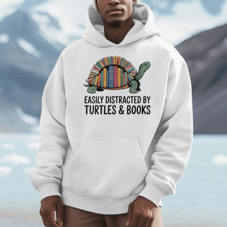 I Love Turtles Easily Distracted By Turtles And Books Nerds Men Hoodie I Love Turtles Easily Distracted By Turtles And Books Nerds Men Hoodie
