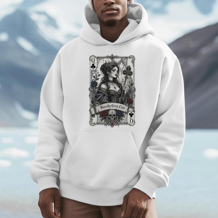 Morally Grey Book Club Lover Gothic Card Style Premium Tri-Blend Men Hoodie Morally Grey Book Club Lover Gothic Card Style Premium Tri-Blend Men Hoodie