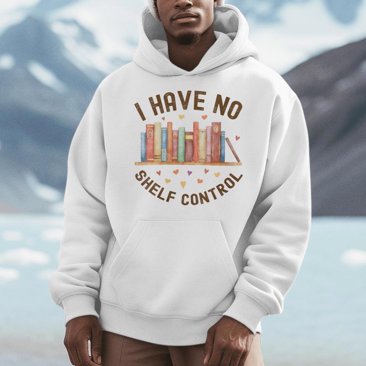 I Have No Shelf Control Librariancore Book Lover Men Hoodie